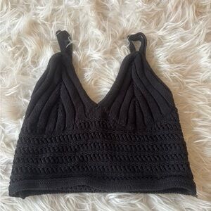 Wild Fable Charcoal Knit Top